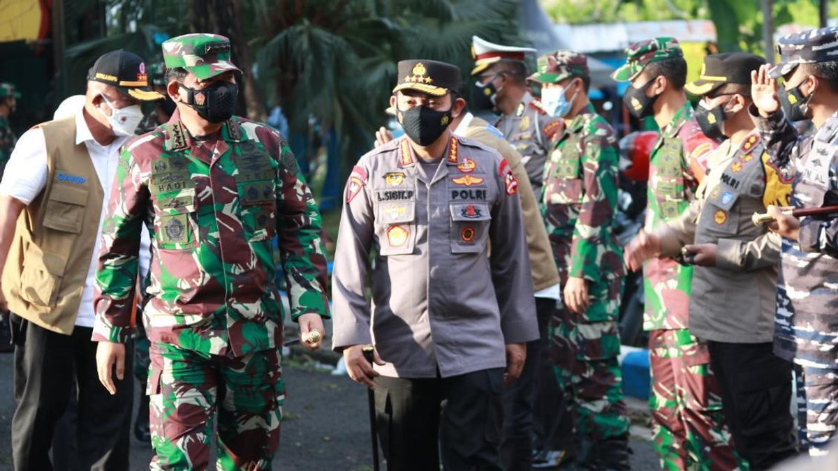 Le Commandant De La TNI Et Le Chef De La Police Nationale Ont Fait Allusion Aux Objectifs De Vaccination Jusqu’à 2 Façons De Sortir De La Pandémie De COVID-19