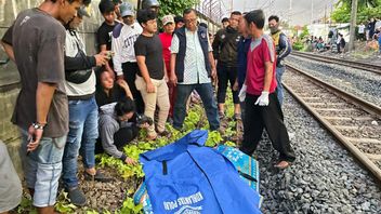 Pondok Jati站火车站的交通管理志愿者被机车撞死