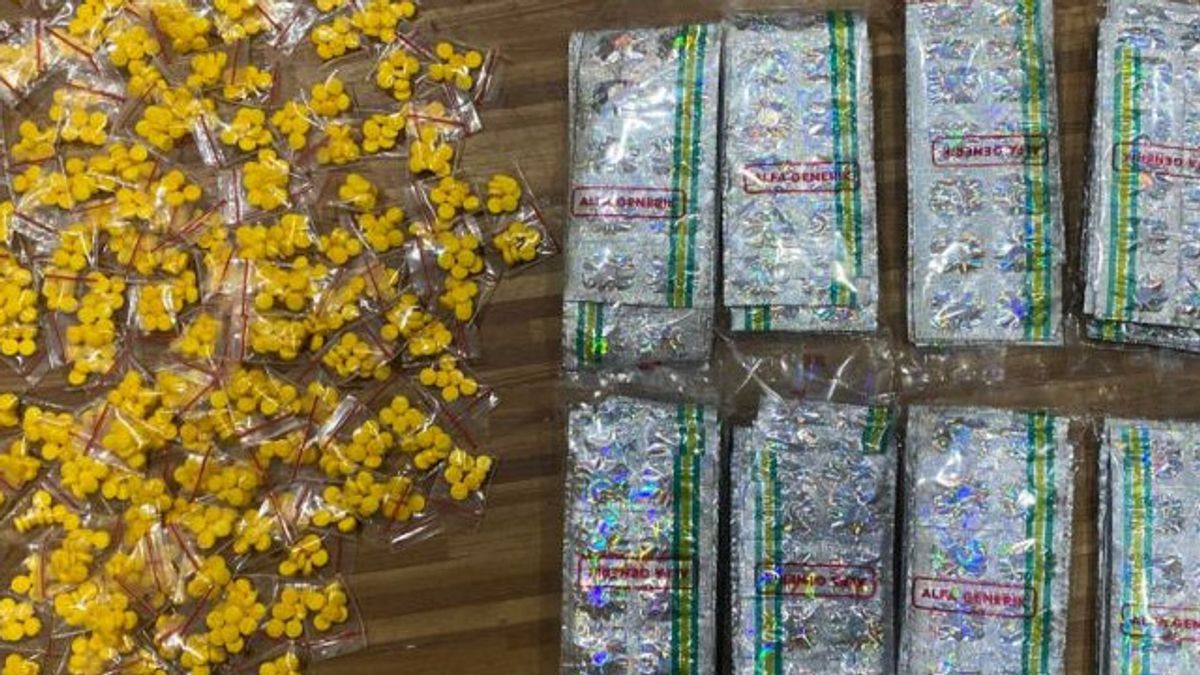 Koplo Pil Dealer In Bekuk, 1,600 Pieces Of Evidence Confiscated By Serang Police