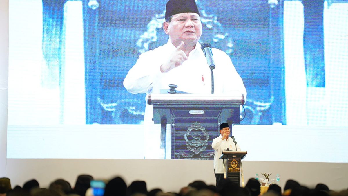 Prabowo: What Is Important Is That We Are United, Don't Look At Which Parties, If You're Competitive, You Have To Be Cool