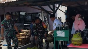 186 gaz 3 kg à vendre Ecer commerçants de stands à Palu Sulteng ont été saisis par le groupe de travail sur les produits subventionnés