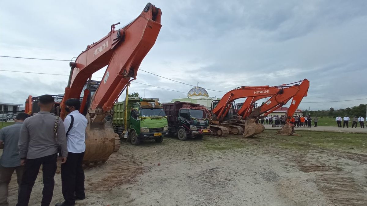 Barang Bukti Kasus Tambang Emas Ilegal dengan Terdakwa Anggota Polisi Belum Dilelang, Tunggu Putusan PK