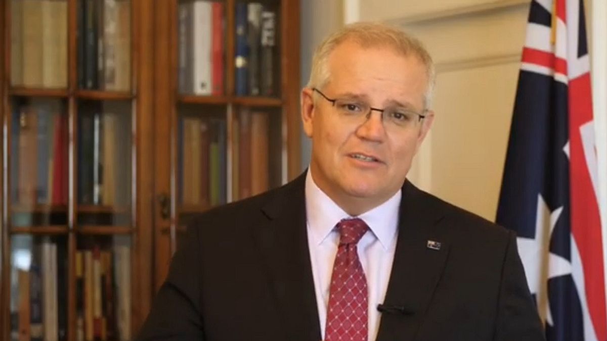 Positif COVID-19, PM Australia Scott Morrison Alami Demam dan Flu