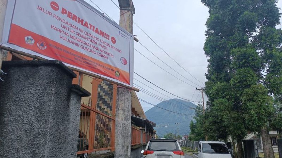 Gempatan Activities Increase, The Climbing Line To Mount Lokon, North Sulawesi Is Temporarily Closed