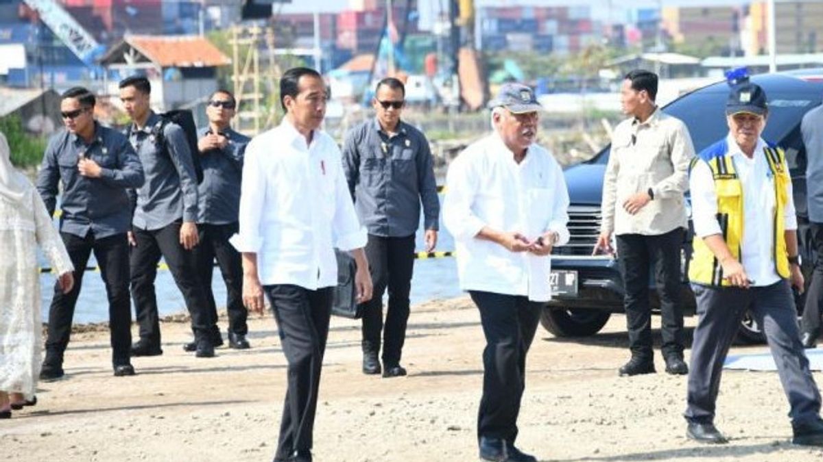 PUPR部长Basuki Hadimuljono Yakin Tanggul Laut mampu克服三宝垄的Rob洪水