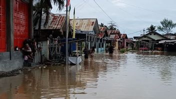 パル川のほとりにある1,338軒の家屋が浸水