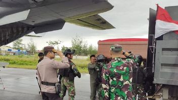 Bodies Of Marines Victims Of KKB Shooting Evacuated To Jakarta