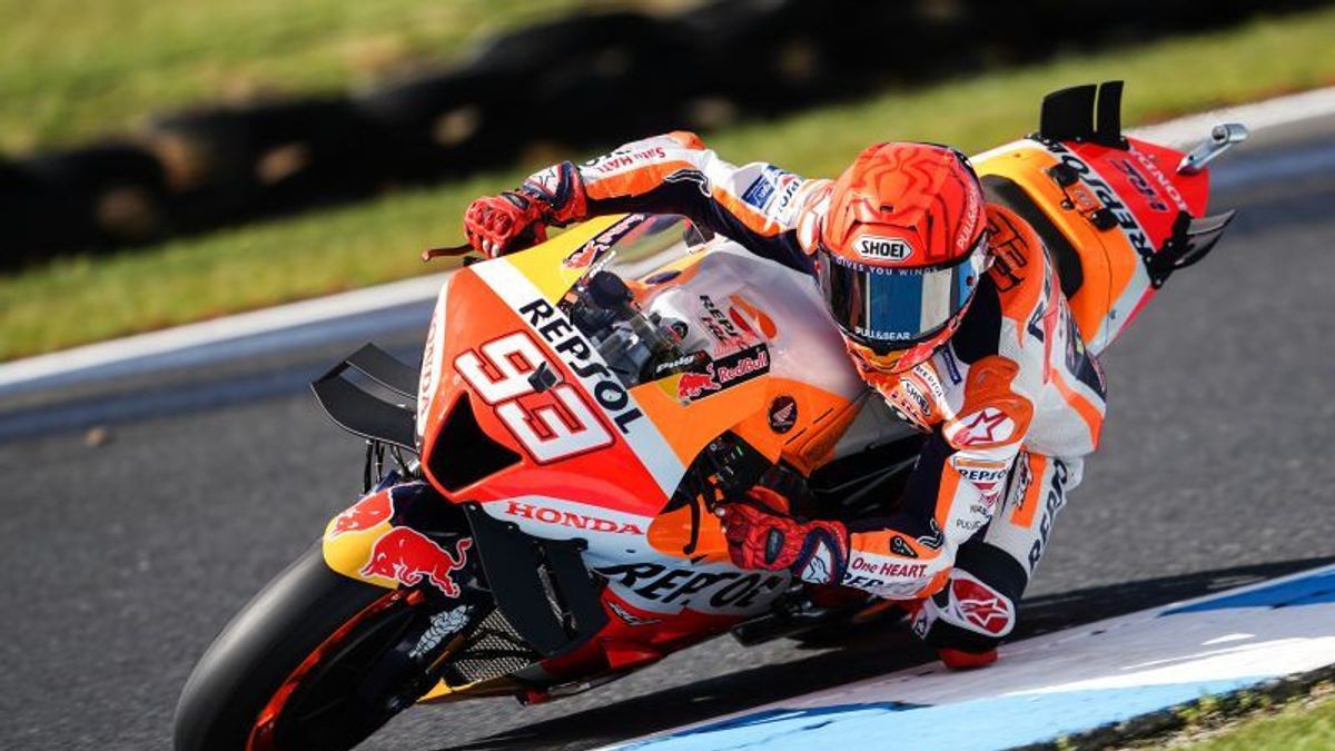 Runner Up In MotoGP Australia, Marc Marquez Tekansat Kecepatannya Masih Dahsyat