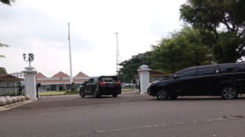 President Jokowi Arrives At Gedung Agung Preparing For Eid In Yogyakarta