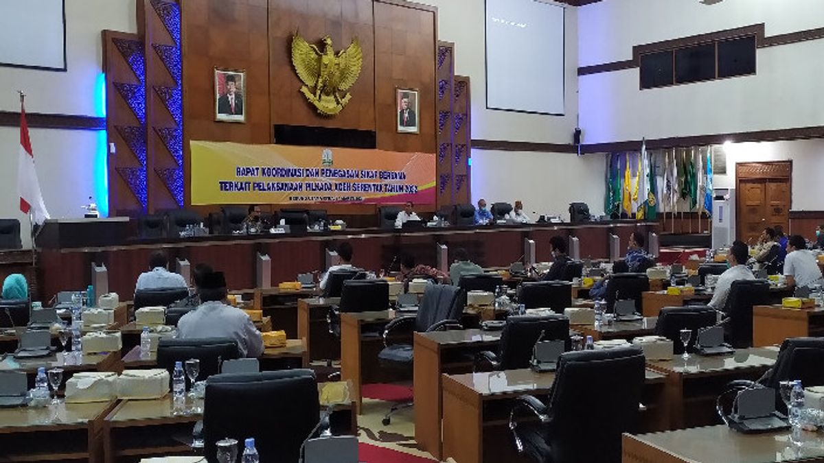 Calendrier électoral 2022, DPR Aceh Rencontrera Le Président Jokowi