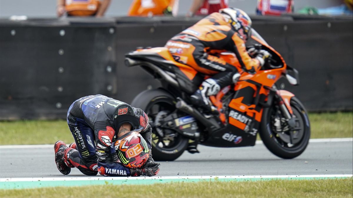 2022年MotoGP积分榜法比奥·夸塔拉罗未能在荷兰完成
