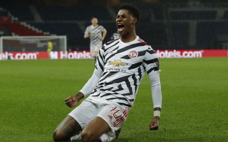 Gol Telat Rashford Menangkan United atas PSG