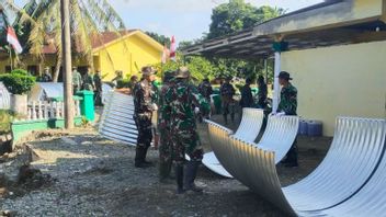 TNI AD Bangun Jembatan Aramco Pulihkan Jalur Darat di Sumut