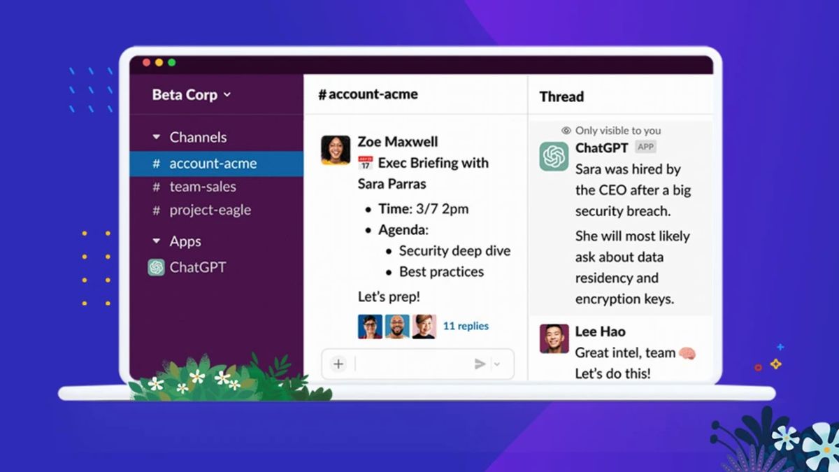 وسيم! سيتم الآن دمج Slack مباشرة مع تقنية ChatGPT الذكاء الاصطناعي