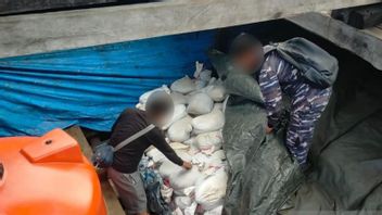 TNI AL Gagalkan Penyelundupan 25 Ton Pasir Timah Ilegal di Pangkalpinang
