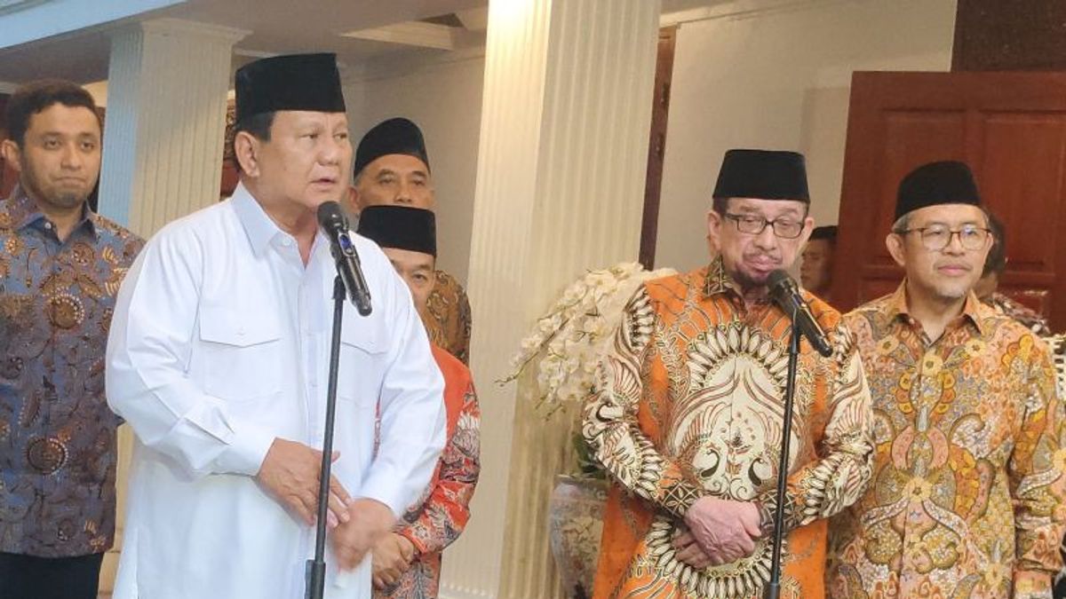 Prabowo Calls The Selection Process For Ministerial Candidates Has Been Running For A Long Time