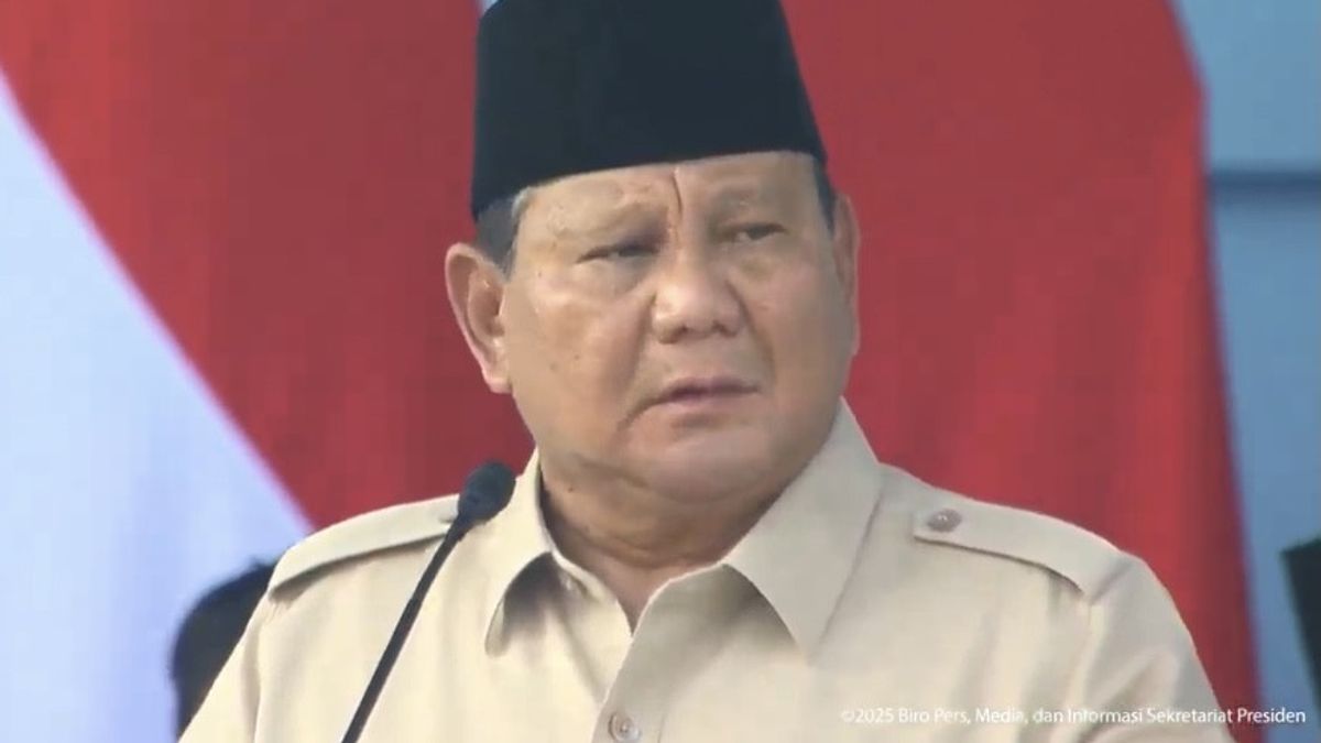 TNIの80周年記念式典に出席するプラボウォ大統領:TNIはインドネシア国民を守る準備ができていなければならない