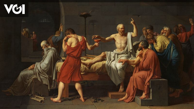 ソクラテスが見解の違いのために自殺を余儀なくされたとき