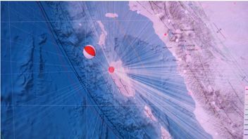 BMKG记录了4次余震发生在西苏门答腊的明打威6.1级地震后