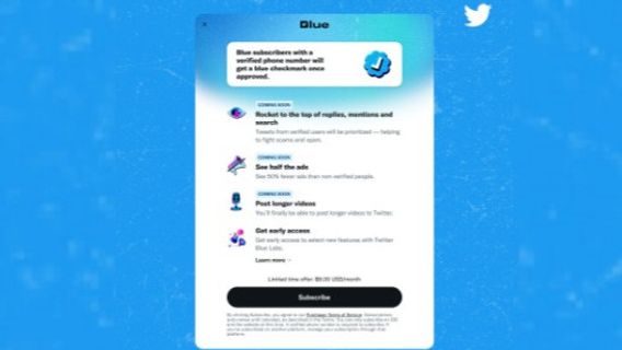 Twitter Orders Twitter Blue's Subscription Starting Tomorrow!