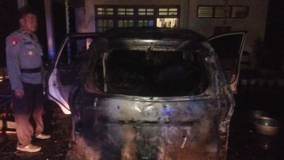 The Sympathizer Of The Candidate Pair Who Lost In The Regional Election Became A Suspect In The Volunteer Car Burner Of The Regent Of Lutra Indah