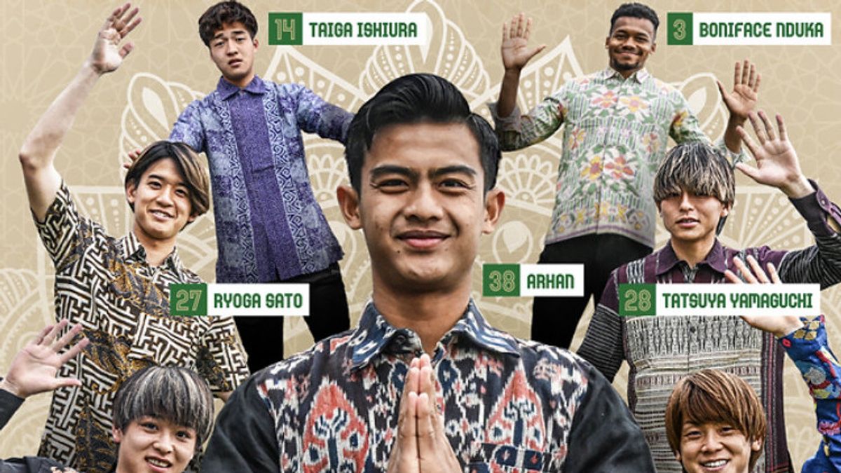 Tokyo Verdy's Unique Way Of Selling Tickets, Invite Pratama Arhan And Other Players To Wear Batik