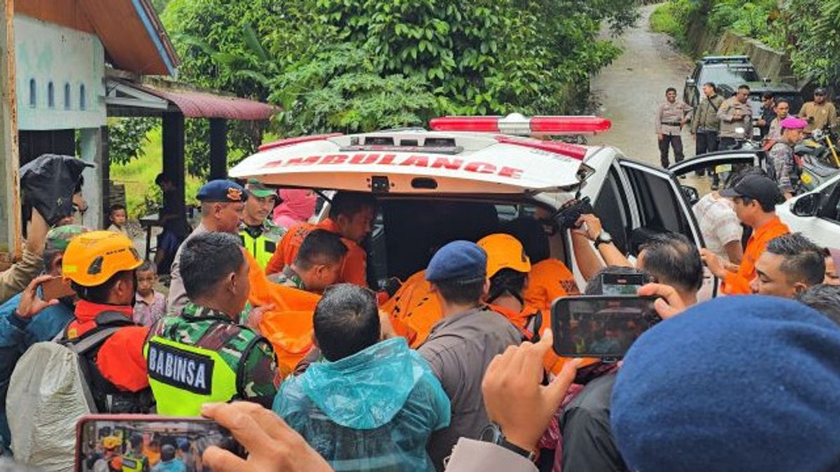 13 Died And 12 Longsor Victims In Solok Successfully Evacuated Selamat