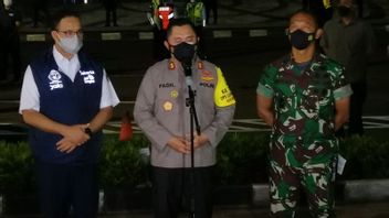 Jakarta Sans Feux D’artifice, Le Chef De La Police De Metro Jaya Dit Que La Nuit Sans Foule Se Passe Bien