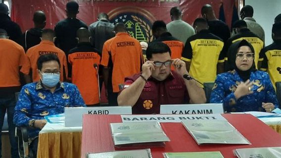 Often causing trouble at the Cengkareng Apartment, Immigration Secures 20 Foreigners from Africa