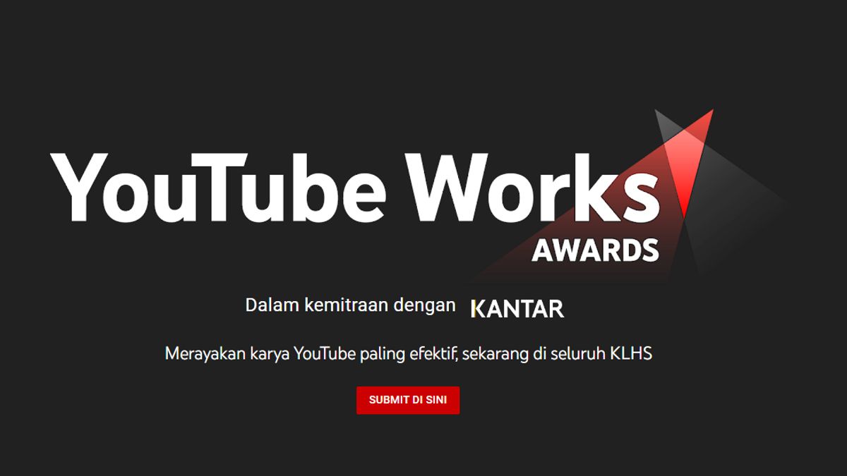 YouTube Works Awards Kembali Hadir Dengan 11 Kategori Penghargaan ...