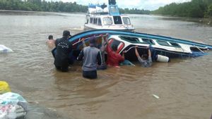 Angkut 30 Penumpang, Kapal Cepat SB Ryan Terbalik di Tikungan Sungai Nunukan, 5 Ditemukan Tewas