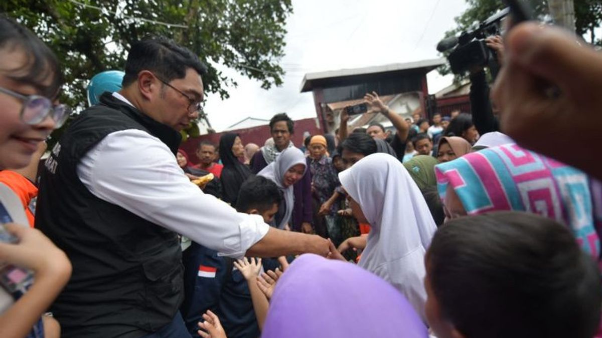 Reaksi Ridwan Kamil Usai Warga Cabut Label Pemberi Bantuan Gempa Cianjur