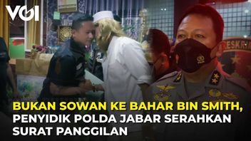 فيديو: ليس سوان إلى بحر بن سميث، محققو شرطة جاوة الغربية يسلمون الاستدعاء