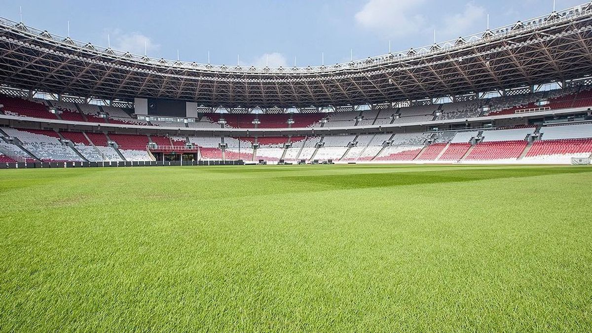 قبل تصفيات كأس العالم 2026 ، نقل مدير GBK حالة عشب SUGBK