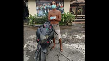 No Money To Buy Food And Pay For Boarding House, A Man Motorized Kawasaki Ninja in Bali Steal Cellphone