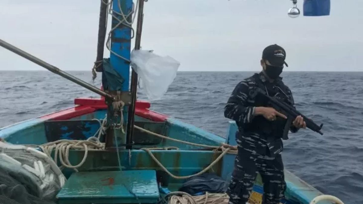 5 越南船被没收,KKP Persilakan渔民RI使用