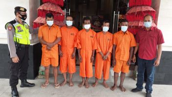 Dismantling Villa Foundation In Tabanan Bali, 5 Scavengers Steal IDR 50 Million Iron