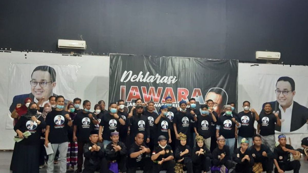 Dozens Of Volunteers Declare Anies The Champion Of Banten