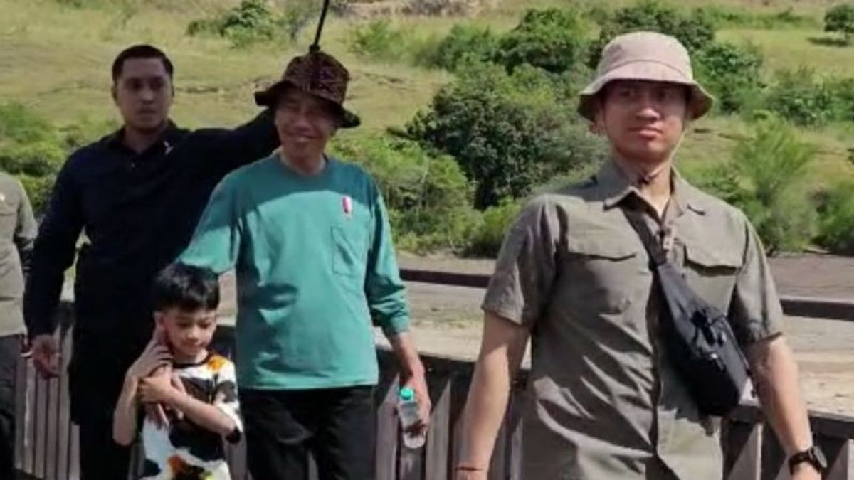 Presiden Jokowi Kunjungi Taman Nasional Komodo dan Nikmati Liburan Keluarga di Loh Buaya