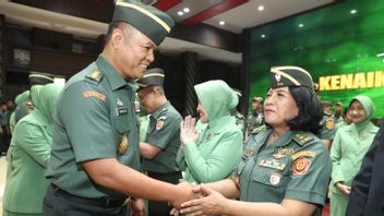 ワカサドは、コワド・ペルタマ少将を含むインドネシア陸軍の46人のパティスの昇進の報告を受けた