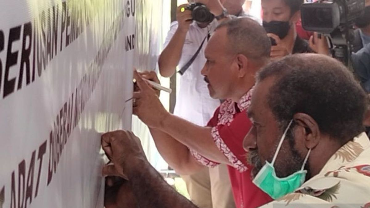 Para Kepala Suku di Manokwari 'Turun Gunung,' Deklarasikan Papua Damai Dukung Implementasi Otsus-DOB
