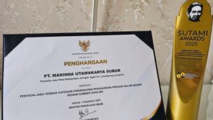 Raih Sutami Award 2025, PT Marinda Utamakarya Subur Dipuji Beri Dampak pada Irigasi Garut