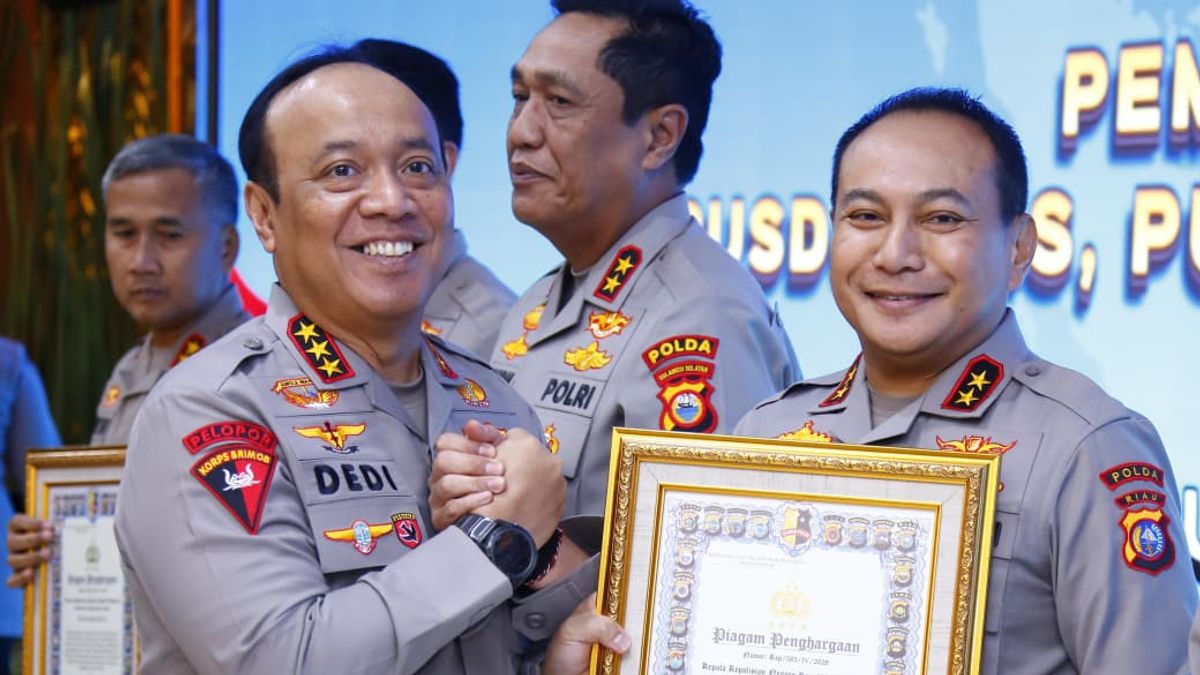 La police de Riau remporte le meilleur IKPA, le chef de police: c'est le travail de tous les membres du personnel