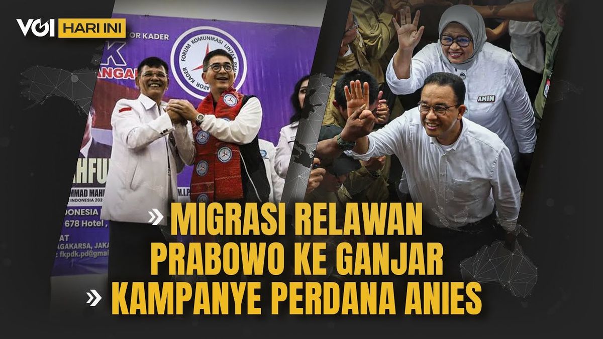 VIDEO: Migration Of Prabowo Volunteers To Ganjar, And Anies Baswedan's First Campaign