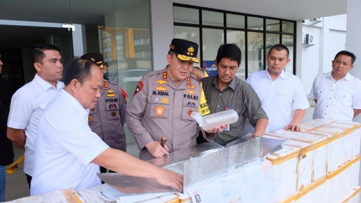 リアウ州警察がベトナムへの408千ロブスター種子の密輸を阻止