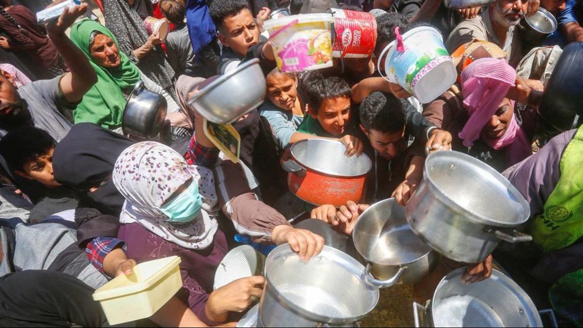 Warga Gaza hanya Makan Sekali Setiap 2-3 Hari Gara-gara Israel Blokade Bantuan