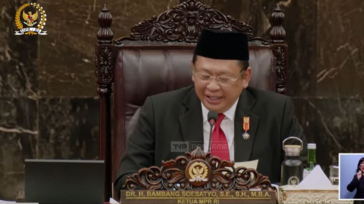 Bamsoet Beri Pantun to Prabowo-Gibran,希望2045年金印尼使命愿景能够实现