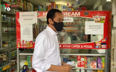 Jokowi Cari Obat Antivirus di Apotek Bogor Tapi Kehabisan, Langsung Telepon Menkes