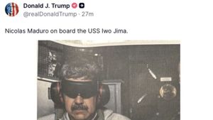 Donald Trump Rilis Foto Nicolas Maduro Ditahan di Kapal Perang USS Iwo Jima