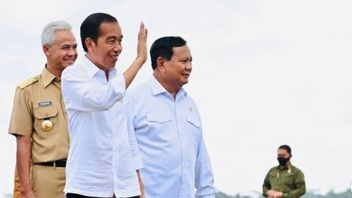 Gerindra在Kebumen的大收获期间回应熟悉：表明Jokowi对Prabowo和Ganjar感到满意